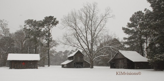 Three barns