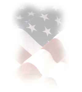 Fading American flag